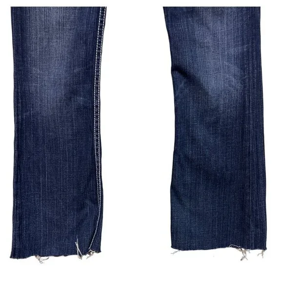 BKE Starlite Mid Rise Denim Blue Jeans Cut Off Pants Women's Size 28 - Picture 4 of 13